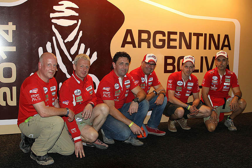 René Kuipers op oorlogsterkte naar Dakar 2014